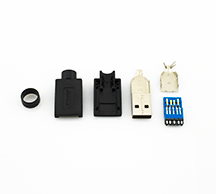 USB 3.0 Type A Assemblable DIY Connector Plug Kit